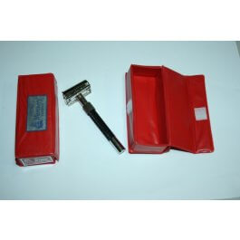 Oldspice Safety Metal Razor fits Gillett & Schick Double Blades 