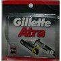 10 Gillette Atra Non Lubricant Razor Blades Cartridges Fit Vector Slim Twin Razor