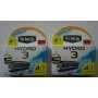 10 Schick Hydro 3 Razor Blades 2*5 Hydro3 Refills Cartridges Shaver 