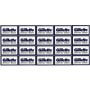100 Gillette Double Edge Silver Blue Safety Razor Blades Refills Classic Style