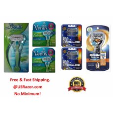 19 Razor Blades Embrace Fusion Proglide GILLETTE Venus Refills