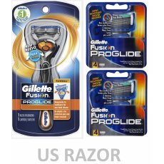 9 FLEX BALL Gillette FUSION Proglide Manual Razor Blades Cartridge Flexball Shaver Refill 