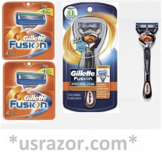 9 FLEX BALL Gillette FUSION Razor Blades Cartridges Refills Shaver fit Proglide