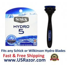 9 Schick Hydro5 Refill Cartridges Fits Power Select Razor Blades