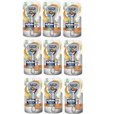 9 Silver Touch FLEX BALL Gillette FUSION Proglide Manual Razor Handle Shaver