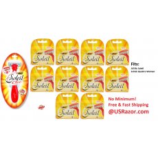 42 Bic Soleil Razor Blades Fits Schick Quattro Women 