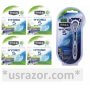 17 Schick Hydro5 Sensitive Razor Blades fit Power Shaver Cartridges Refills 4 8