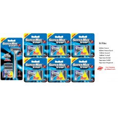 30 Swift3 Supermax Razor Blades Fits Gillette Sensor3 Excel 