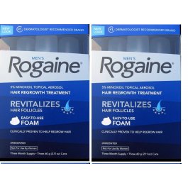 6 Months Rogaine Foam Extra Strength Men Hair Regrowth  5% Minoxidil Supply  