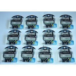 48 Schick Tech4 Blades Fits Quattro Men Women Titanium Razor 