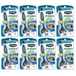 32 Schick Xtreme3 Disposable Razor Handle Flex Refresh 