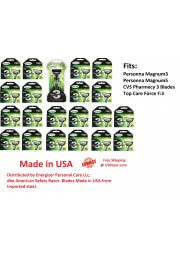 101 Personna Magnum3 Razor Blade Cheaper Than Gillette Schick Refill Cartridge 
