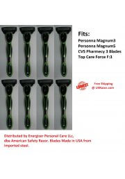 8 Personna Magnum3 Razor Blade Refill Cartridge Cheaper Than Gillette Schick 