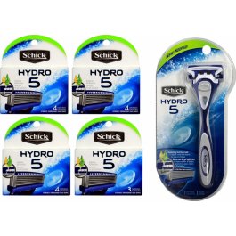 15 Schick Hydro5 Cartridges Shaver 5 Blades+ Razor Refills Wilkinson Sword Power 