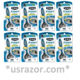 32 Schick Xtreme3 Disposable Razor Wilkinson Handle Shaver Xtreme 3 Blades 