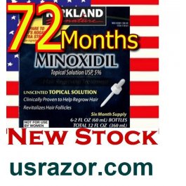 72 Months Kirkland Minoxidil 5 Hair Loss Regrowth Treatment GENERIC ROGAINE  