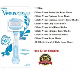 Gillette Venus Proskin Razor Handle Fit Embrace Breeze Olay Vibrance 