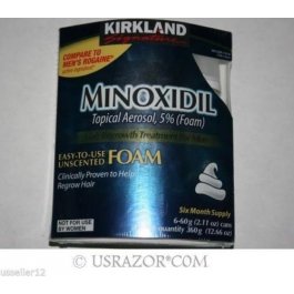 *3 Months Kirkland Minoxidil 5% Hair Loss Regrowth Treatment Compar Rogaine Foam 