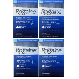 Rogaine Extra Strength Men Hair Regrowth Foam 5% Minoxidil 12 Months Supply  