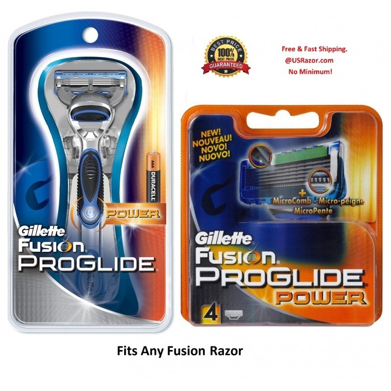 buik Huiswerk maken supermarkt 5 Gillette Fusion Proglide Power Blades + Razor