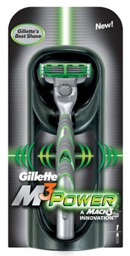 kaffe til svimmelhed Gillette M3 Power Razor Mach3 Handle Shaver Blade New