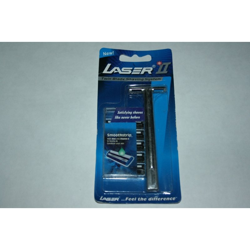 Laser Fits Gillette Trac Ii Schick Super 2 Razor Blades Handle