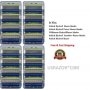 *32 Schick Hydro5 Sensitive Razor Hydro 5 Power Blades fit Refill Cartridges 4 8