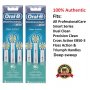 6 Oral B Floss Action Brush Heads Braun Replacement Electric 