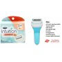 4 Schick Intuition Tropical Splash Razor Blades+Handle