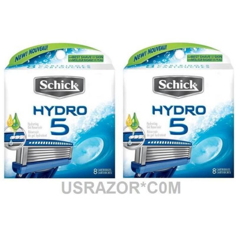 Schick Hydro 5 Refill Razor Blades, 12 Cartridges – 5-Blade Smoothness, BNIB