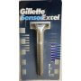 Gillette Sensor Excel Razor with Blade Metal Shaver Handle Made in USA 1993