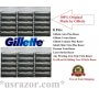 *30 Gillette Atra Plus Razor Blades Cartridge Refill Fit Schick Slim Twin Shaver