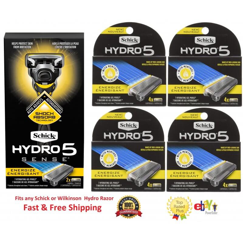 Schick Hydro 3 Men's Refills - 4 ct