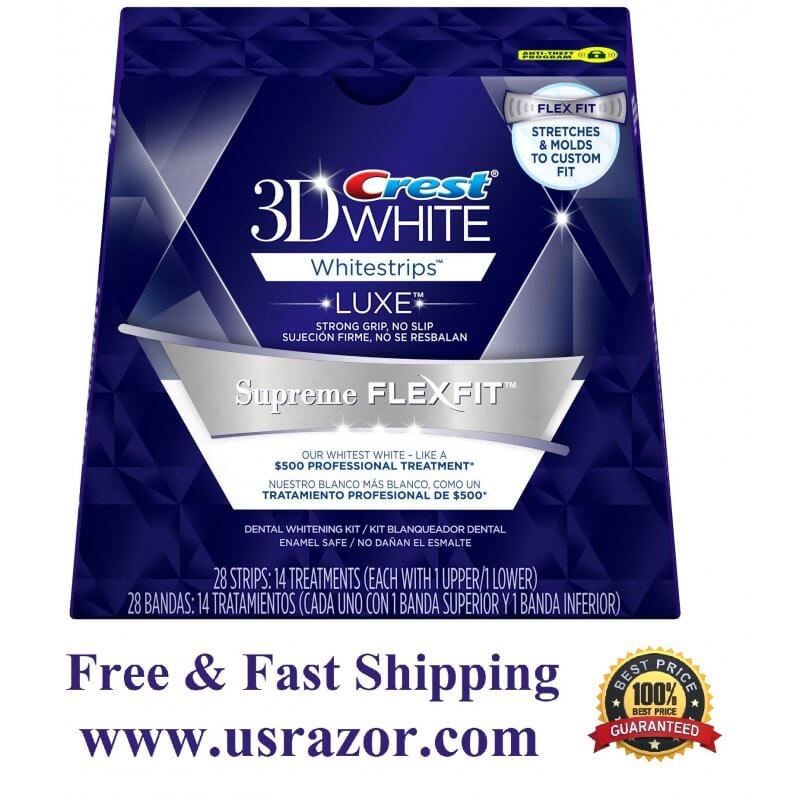 28 Crest 3d White Luxe Supreme Flexfit Whitestrips Dental