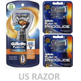 9 FLEX BALL Gillette FUSION Proglide Manual Razor Blades Cartridge Flexball Shaver Refill  